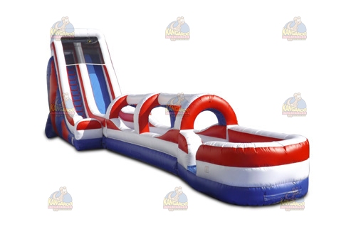 Patriotic 22 Water Slide and Slip  N Splash